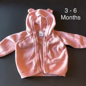 Cardigan Sweater with Hood